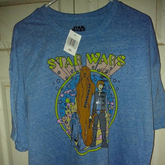 Star Wars (5thSun) Tops - NWT STAR WARS Short-Sleeve Chewy Solo R2 G…